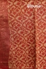 Pure Floral Contrast Tussar Silk Saree